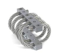 Wire Rope mount, HH15 Chokdæmper