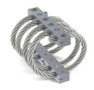 Wire Rope mount, HH11 Chokdæmper