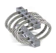 Wire Rope mount, HH10 Chokdæmper