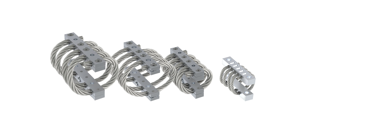 Chokdæmper (vibrationsdæmpere) type Half-Helical