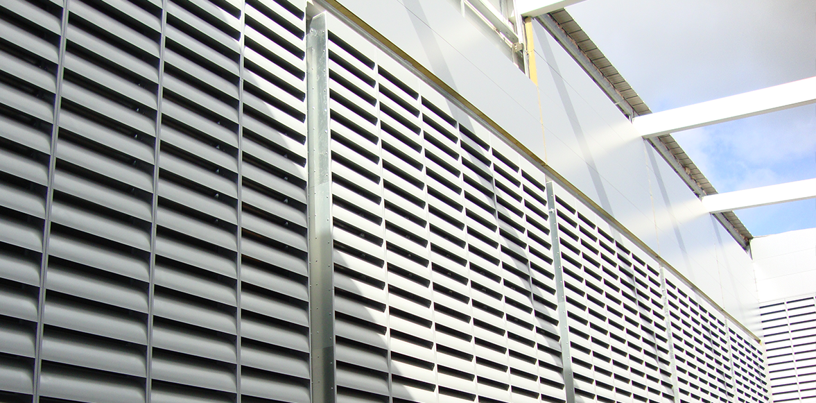 IAC Noishield Louver acoustic gratings