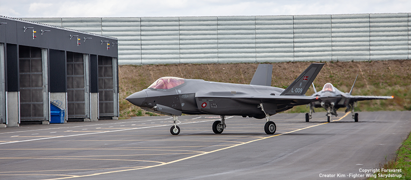 Støjafskærmning ved F-35 Campus’ Hangaretter